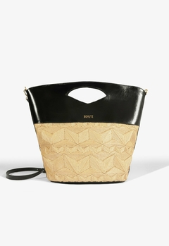 Bolsa Beach Couro PRETA - comprar online