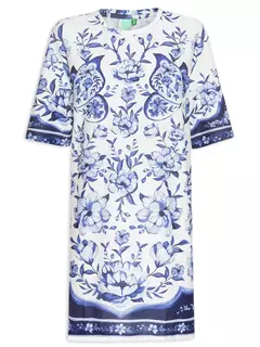 Vestido Tshirt Jardim De Porcelana - loja online