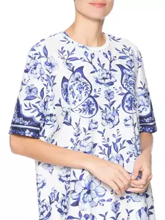 Imagem do Vestido Tshirt Jardim De Porcelana