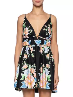 Vestido Curto Lenco Floral Sofia - LUAR