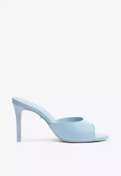 Sapato Mule New Basics Couro Azul - comprar online