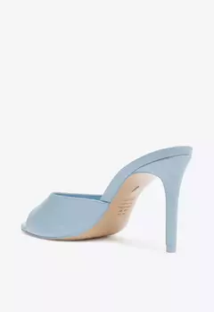 Sapato Mule New Basics Couro Azul - loja online