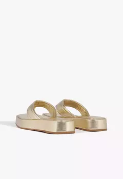 Chinelo Plataforma Dourado - loja online