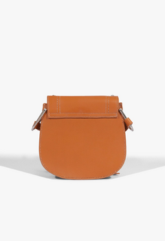 Bolsa Tiracolo Couro Tachas MARROM na internet