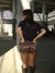 Shorts-Saia Leopardo na internet