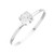 Anel De Prata 925 Solitário Zircônia Clássico Fa Rabelo Shop