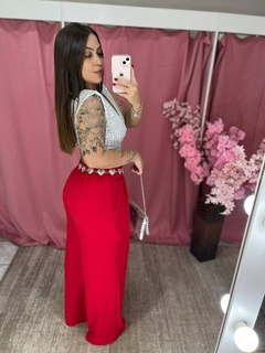 CALÇA SABRINA - VERMELHO - loja online