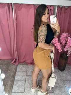 SHORT/SAIA BABI - MARROM na internet