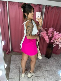 Imagem do SHORT/SAIA BABI - ROSA