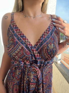 VESTIDO AFRODITE - AZUL ESCURO - Bella's Closet