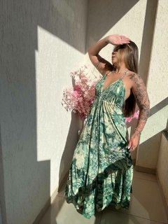VESTIDO SEREIA - VERDE - Bella's Closet