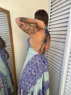 Imagem do VESTIDO SEREIA - AZUL