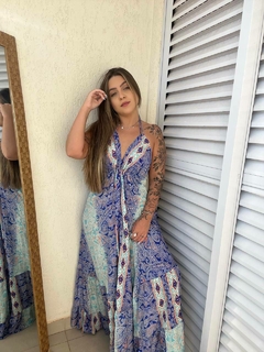 VESTIDO SEREIA - AZUL - loja online