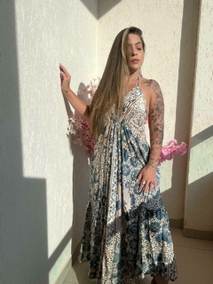 VESTIDO SEREIA - AZUL - Bella's Closet