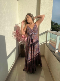 VESTIDO AFRODITE - AZUL ESCURO