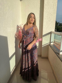 Imagem do VESTIDO AFRODITE - AZUL ESCURO