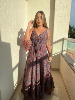 VESTIDO AFRODITE - AZUL ESCURO - comprar online