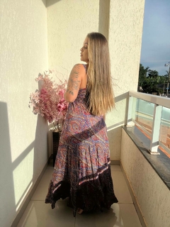 VESTIDO AFRODITE - AZUL ESCURO na internet