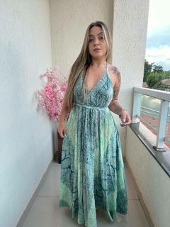 VESTIDO ARIEL - MIX VERDE - loja online