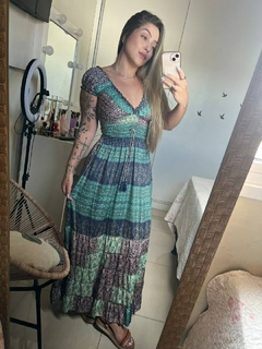 Imagem do VESTIDO CARINA - AZUL