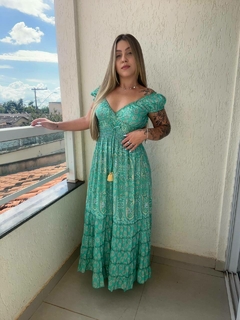 VESTIDO CARINA - VERDE - comprar online