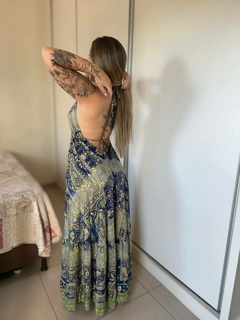 VESTIDO SEREIA - VERDE/AZUL na internet