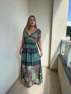 VESTIDO CARINA - AZUL - comprar online