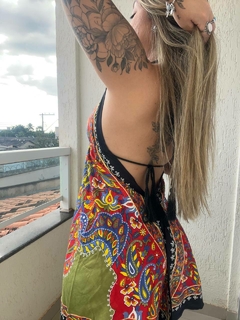 VESTIDO MANDALA CURTO - VERDE - loja online
