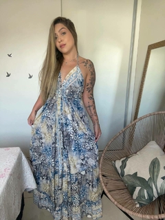 VESTIDO SEREIA - AZUL - loja online