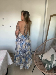 VESTIDO SEREIA - AZUL - Bella's Closet