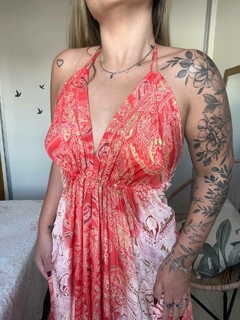 VESTIDO SEREIA - LARANJA - loja online