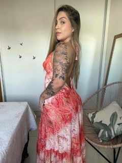 VESTIDO SEREIA - LARANJA - Bella's Closet