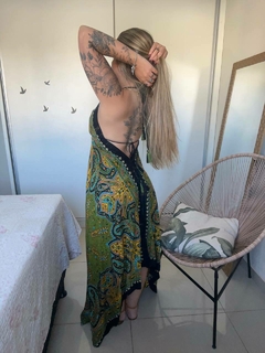 VESTIDO MANDALA LONGO - VERDE na internet