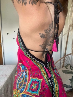VESTIDO MANDALA CURTO - ROSA na internet