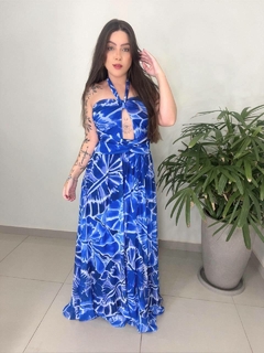 VESTIDO GIULIA - AZUL - Bella's Closet