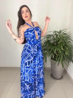 VESTIDO GIULIA - AZUL - Bella's Closet