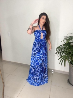 VESTIDO GIULIA - AZUL - comprar online