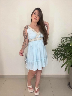VESTIDO LUCY - AZUL - Bella's Closet