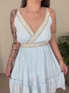 VESTIDO LUCY - AZUL na internet