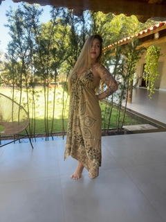 VESTIDO MAYA - MARROM - loja online