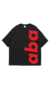 CAMISETA A BANCA PARALLEL PRETA LOGO VERMELHO