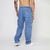 CALÇA CARGO JEANS A BANCA CULTURE AZUL na internet