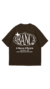 CAMISETA A BANCA BASIC ABOVE MARROM