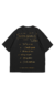 CAMISETA A BANCA 2025 GOALS PRETA LOGO DOURADO
