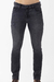 CALCA JEANS SKINNY MASC DESTROYED PRETA
