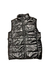 COLETE PUFFER FEMININO PRETO BRILHO