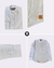 CAMISA MANGA LONGA SEMI SLIM BATA AZUL - loja online