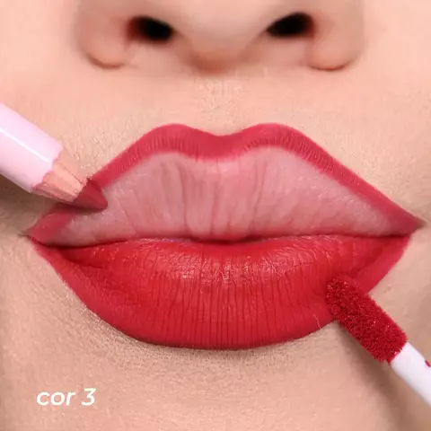 LIP COMBO LÁPIS + BATOM SO SWEET - loja online