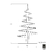 Árbol de navidad espiral, desarmable, de madera, 189cm alto - StandsDF