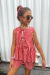 Blusa Amarração Vichy Vermelho - comprar online